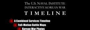 Interactive Korean War Timeline - Opening Screen